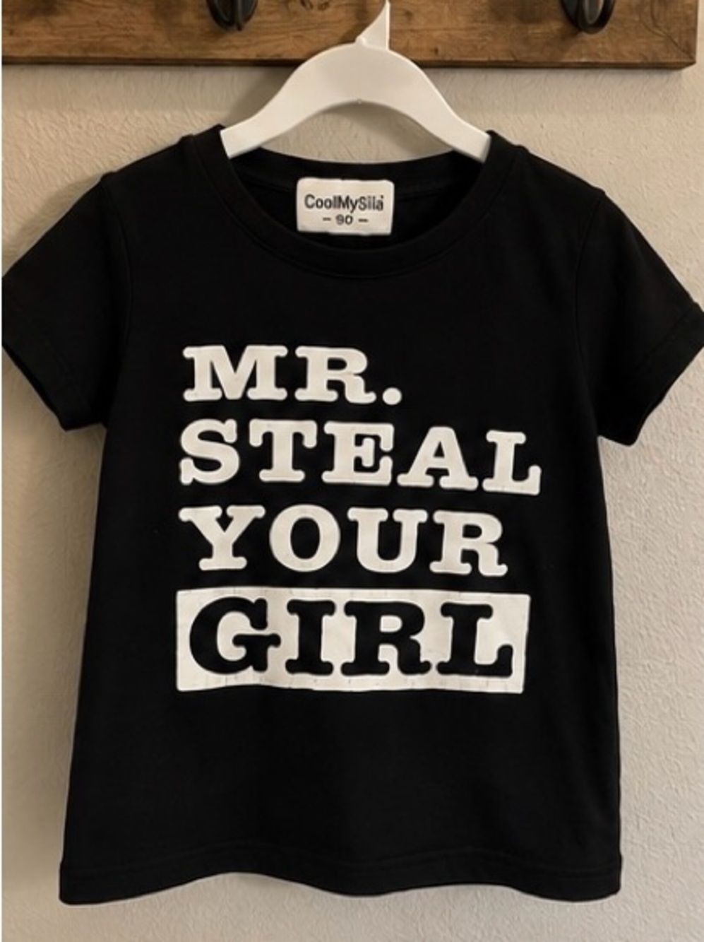 Boys Black 'Mr. Steal Your Girl' Graphic Tee
